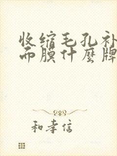 收缩毛孔补水的面膜什么牌子的比较好