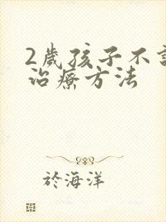 2岁孩子不说话治疗方法封面