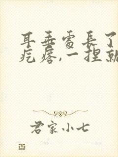 耳垂处长了一个疙瘩,一捏就疼