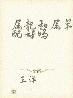 属龙和属羊的婚配好吗