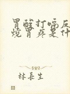 胃酸打嗝反酸胃烧胃疼是什么原因