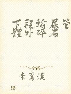 下段输尿管结石体外碎石