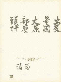 头部大量出汗是什么原因及治疗方法