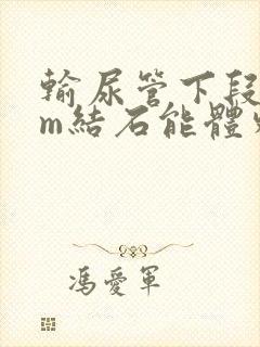 输尿管下段7mm结石能体外碎石吗