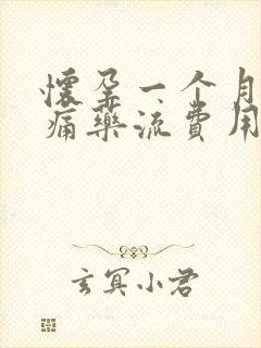 怀孕一个月做无痛药流费用封面