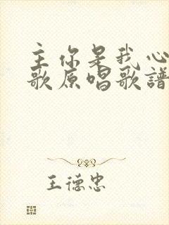 主你是我心中的歌原唱歌谱