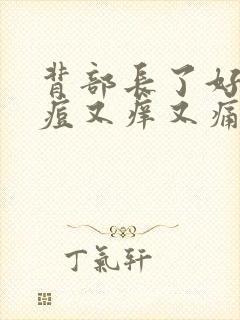 背部长了好多痘痘又痒又痛