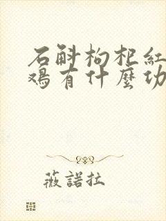 石斛枸杞红枣煲鸡有什么功效