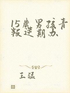 15岁男孩青春叛逆期办