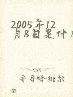 2005年12月8日是什么星座