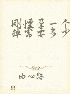 刚怀孕一个月打掉需要多少钱