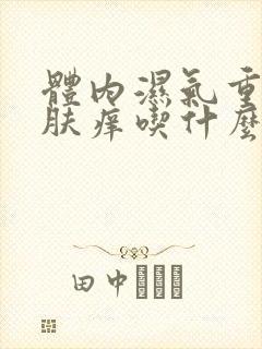 体内湿气重,皮肤痒吃什么药好封面