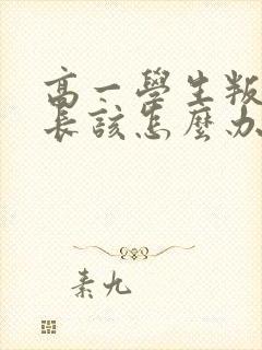 高一学生叛逆家长该怎么办封面