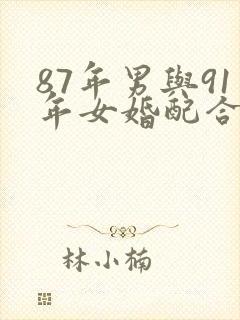 87年男与91年女婚配合适吗封面