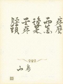 脖子后面疼引起头疼是怎么回事