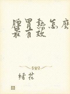 脾胃热怎么调理最有效封面