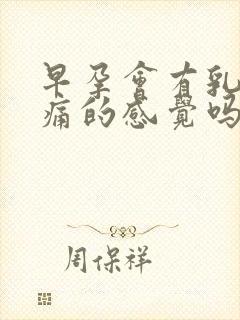 早孕会有乳房胀痛的感觉吗