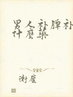 男人补脾补肾吃什么药