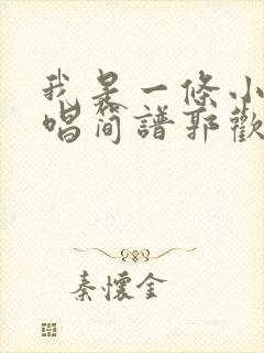 我是一条小河原唱简谱郭欢封面