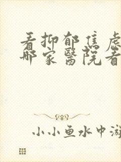 看抑郁焦虑症去哪家医院看好封面