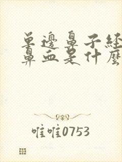 单边鼻子经常流鼻血是什么原因