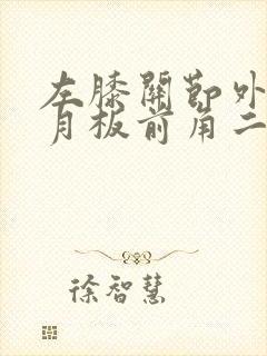 左膝关节外侧半月板前角二度损伤