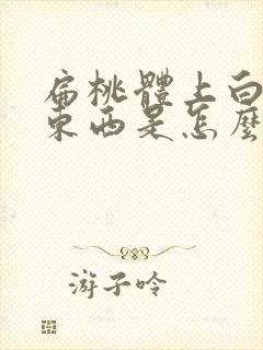 扁桃体上白色的东西是怎么回事