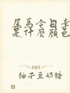 属马今日幸运色是什么颜色