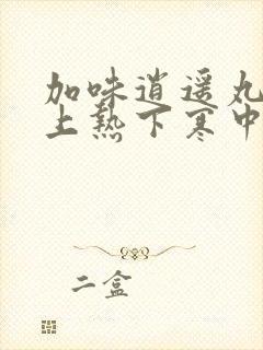 加味逍遥丸治疗上热下寒中焦不通封面