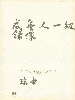 成年人一级黄色录像封面