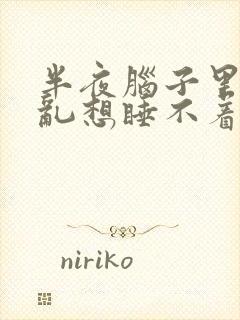 半夜脑子里胡思乱想睡不着