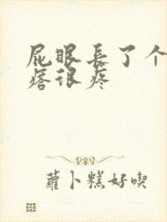 屁眼长了个硬疙瘩很疼封面