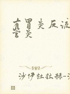 有胃炎反流性食管炎