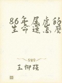 86年属虎的一生命运怎么样