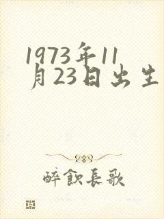1973年11月23日出生是什么命