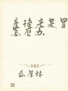 产后老是冒虚汗怎么办封面