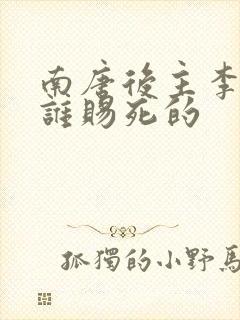 南唐后主李煜被谁赐死的