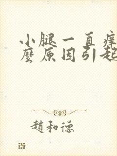 小腿一直痒是什么原因引起的