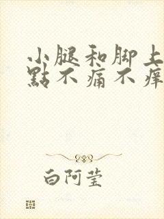 小腿和脚上红点点不痛不痒封面