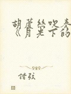 胡芦丝吹奏歌曲《月光下的凤尾竹》