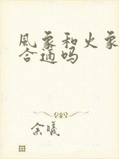 风象和火象星座合适吗