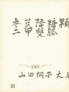 参芪降糖颗粒和二甲双胍封面