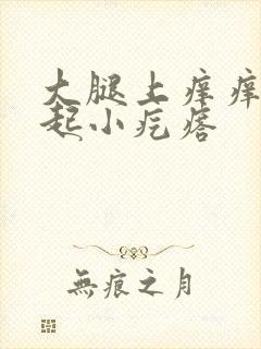 大腿上痒痒挠就起小疙瘩