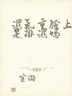 湿气重脸上出油是排湿吗