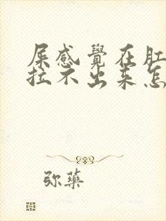 屎感觉在肛门又拉不出来怎么办封面