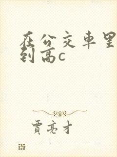 在公交车里c弄到高c