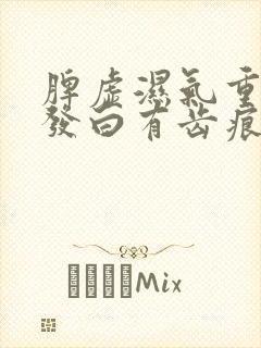 脾虚湿气重舌苔发白有齿痕