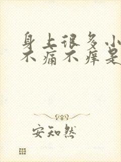 身上很多小红点不痛不痒是怎么回事