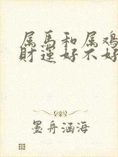 属马和属鸡结婚财运好不好