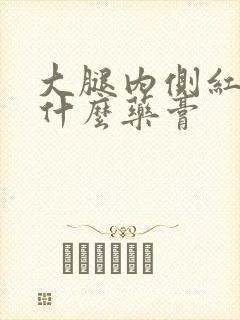 大腿内侧红点用什么药膏